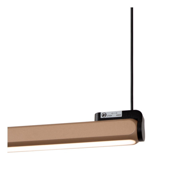 Lucide BRAGA dimbare LED-hanglamp met bewegingssensor 36 W, 2700–4000 K, koffie