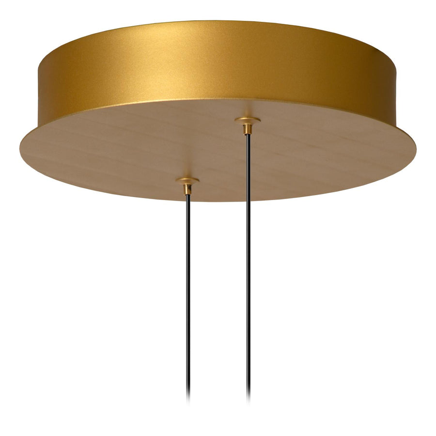 Lucide SLALOM dimbare LED-hanglamp 80 W, 2200–4000 K, koffie