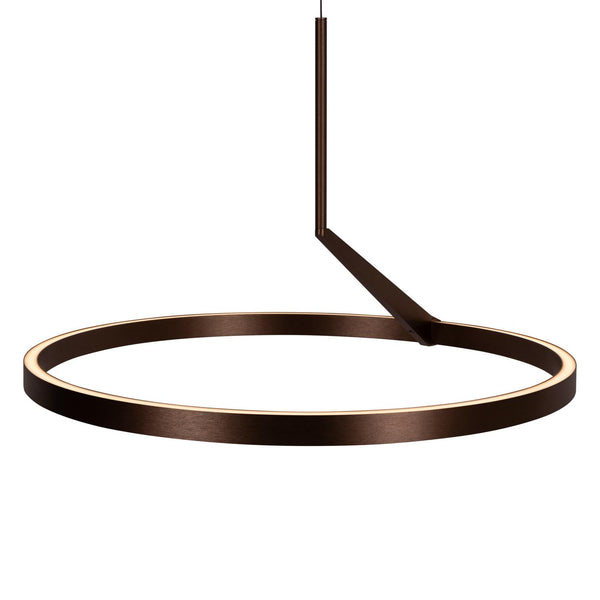 Lucide APPLAUSE dimbare LED-hanglamp met bewegingssensor Ø 60 cm, 32 W, 2700–4000 K, koffie