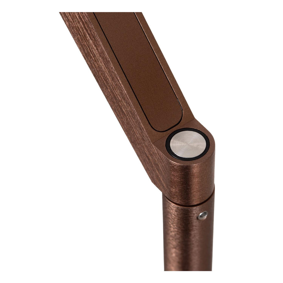 Lucide APPLAUSE dimbare LED-vloerlamp Ø 33 cm, 2700–4000 K, koffie