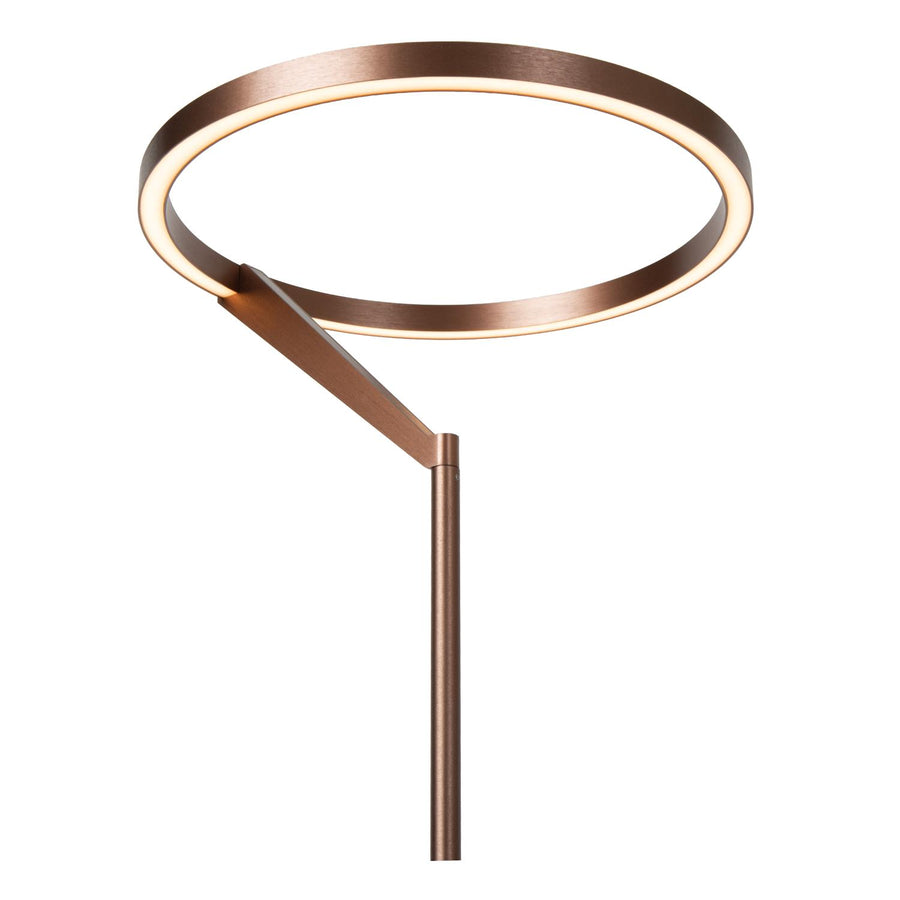 Lucide APPLAUSE dimbare LED-vloerlamp Ø 33 cm, 2700–4000 K, koffie