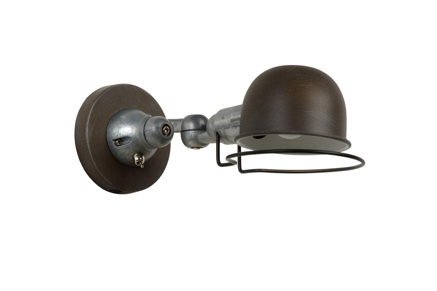 Lucide HONORE wandlamp E14, roestbruin