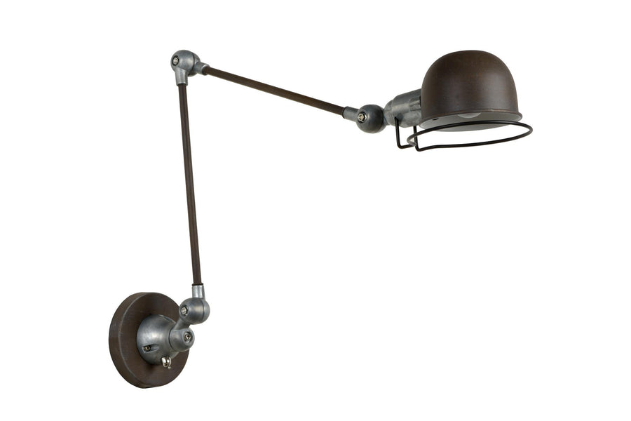 Lucide HONORE wandlamp E14, roestbruin