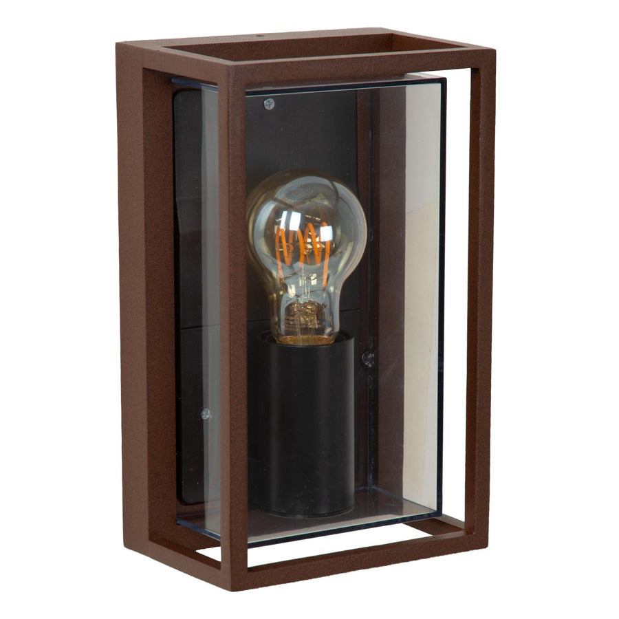 Lucide COZETTE wandlamp voor binnen en buiten E27, IP65, roestbruin