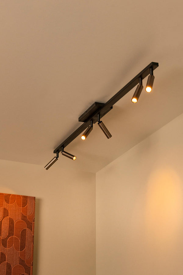 Lucide KEONI plafondspot 6 × G9, koffie