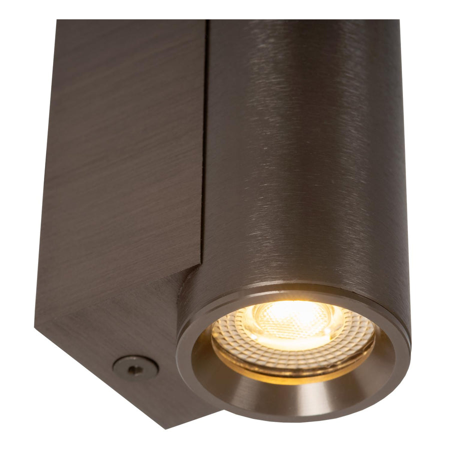 Lucide DUPLA wandspot GU10, koffie