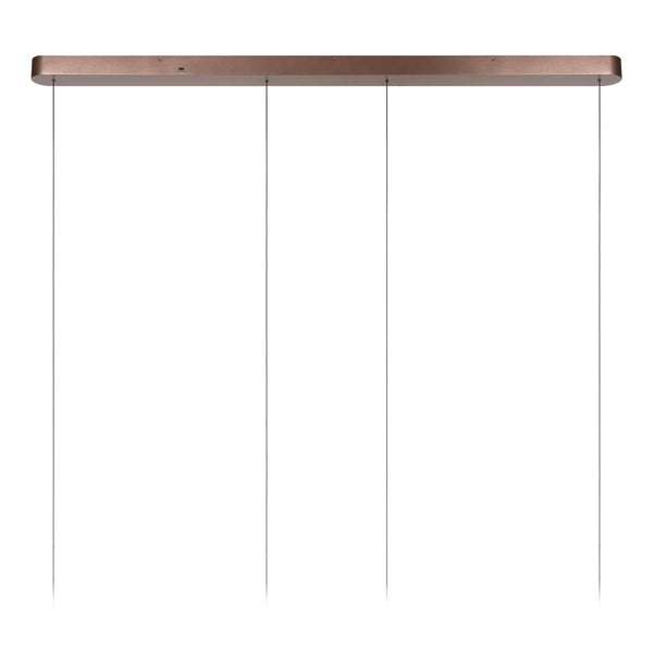 Lucide LIANE dimbare LED-hanglamp 2 × 45 W, 2700–4000 K, roestbruin
