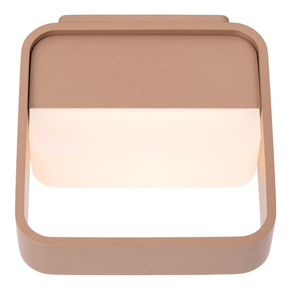 Lucide SILVI oplaadbare LED-wandlamp met dimfunctie 3,7 W, koffie