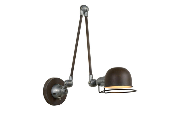 Lucide HONORE wandlamp E14, roestbruin