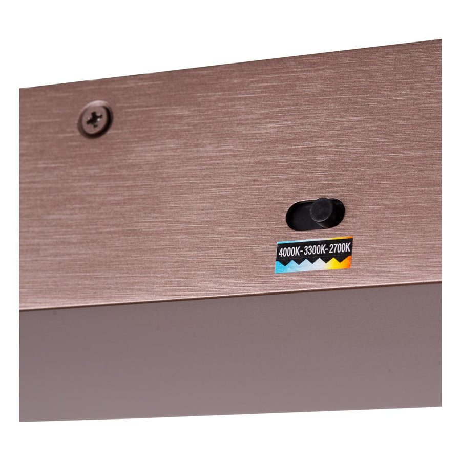 Lucide LIANE dimbare LED-hanglamp 2 × 45 W, 2700–4000 K, roestbruin