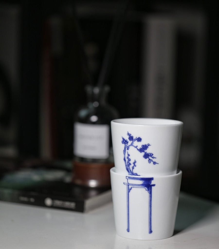 Bonsai cups - Plum Blossom