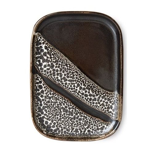 70s ceramics: small trays, mojave - brown