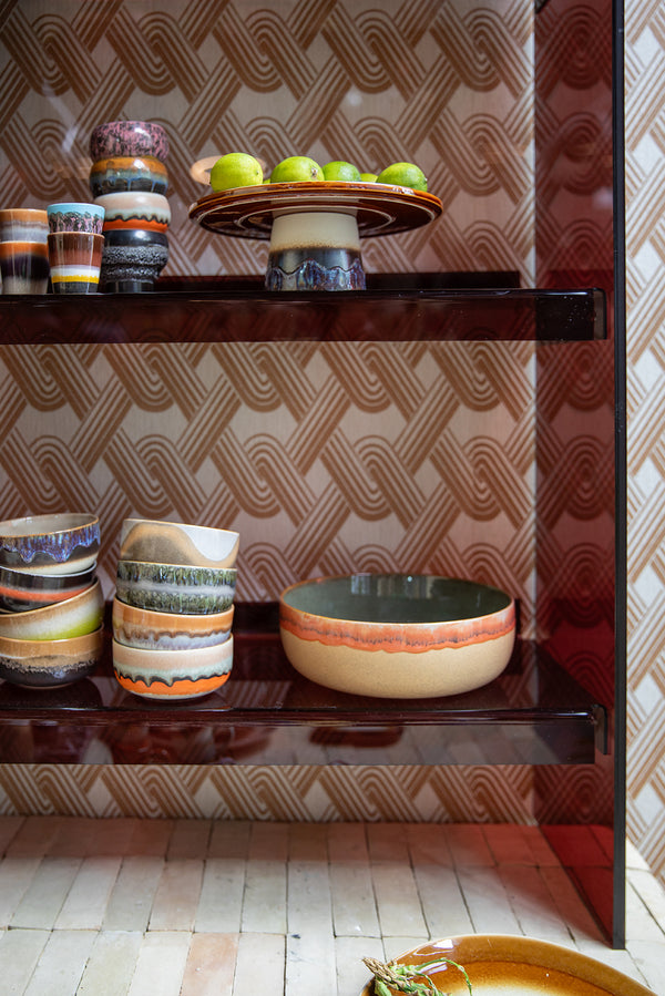 Ristrettomok 70s ceramics solar blauw