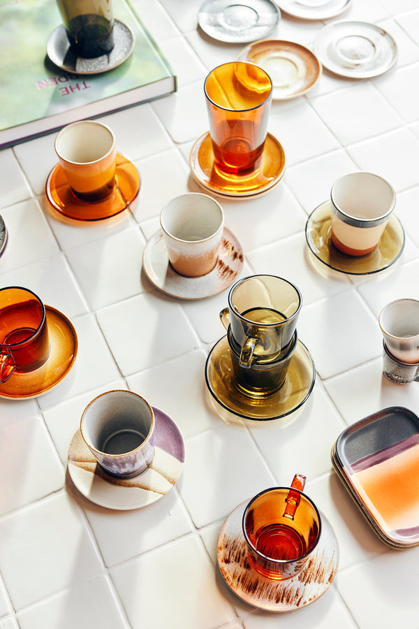 Koffiekop 70s glassware mud