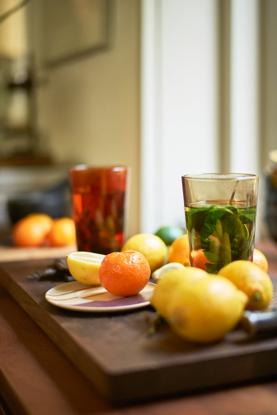 Theeglas 70s glassware mud