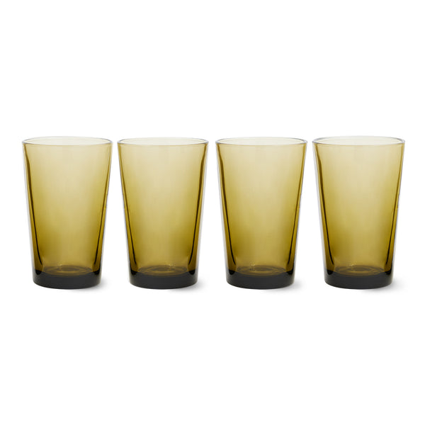 Theeglas 70s glassware mud