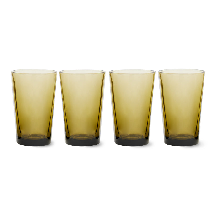Theeglas 70s glassware mud