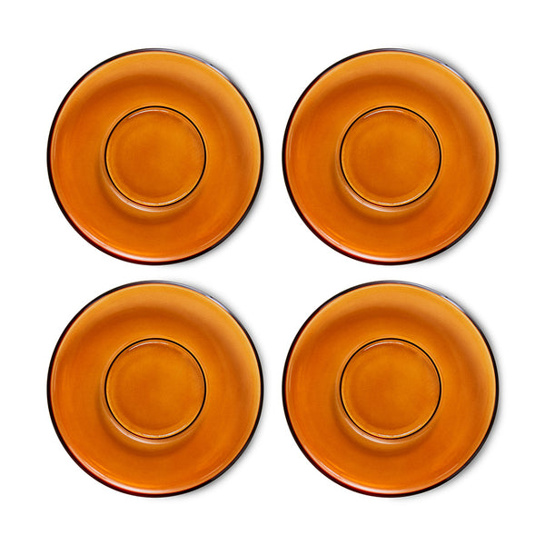 Schotel 70s glassware amberbruin