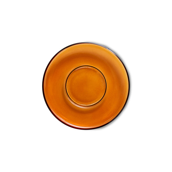 Schotel 70s glassware amberbruin