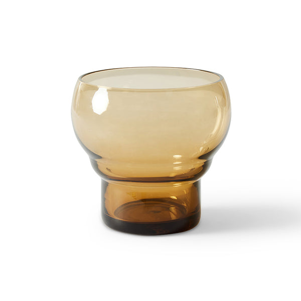 Glas bulb 70s glassware amber