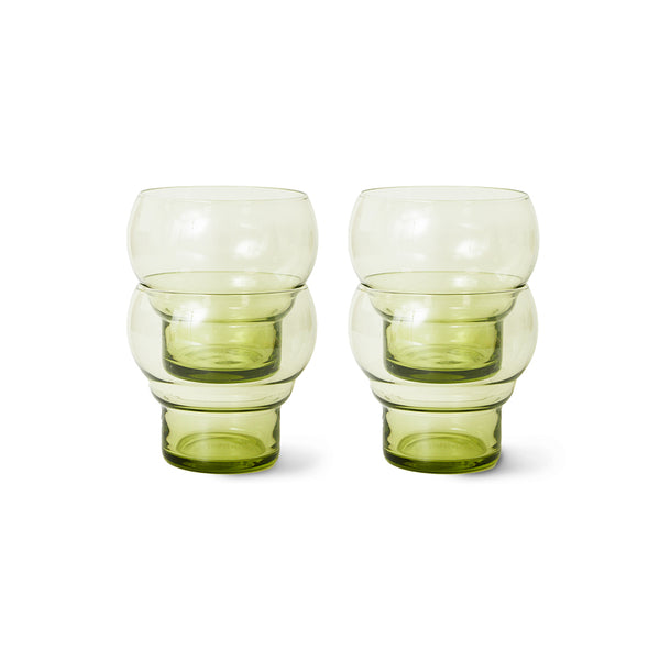 Glas bulb 70s glassware mint
