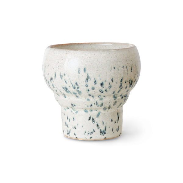 Lungomok 70s cermics coral blauw