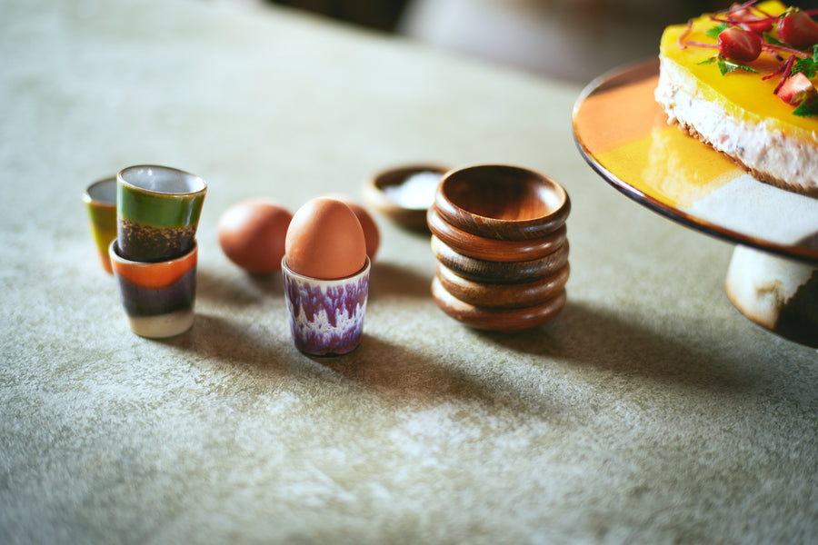 Eierdop 70s ceramics island geel