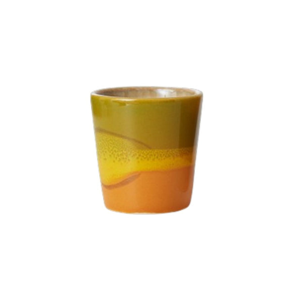 Eierdop 70s ceramics Island geel