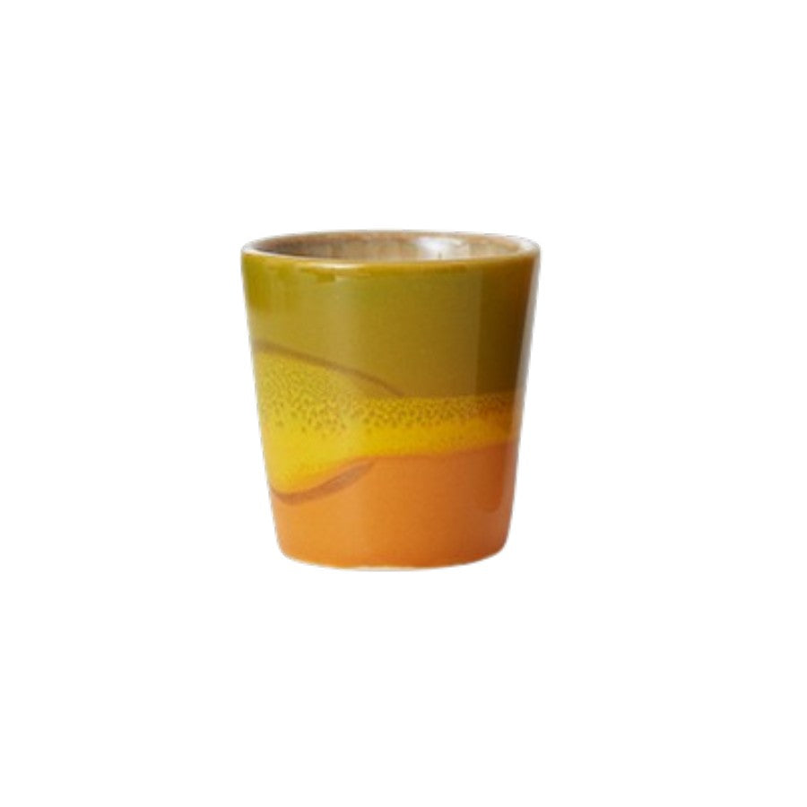 Eierdop 70s ceramics Island geel