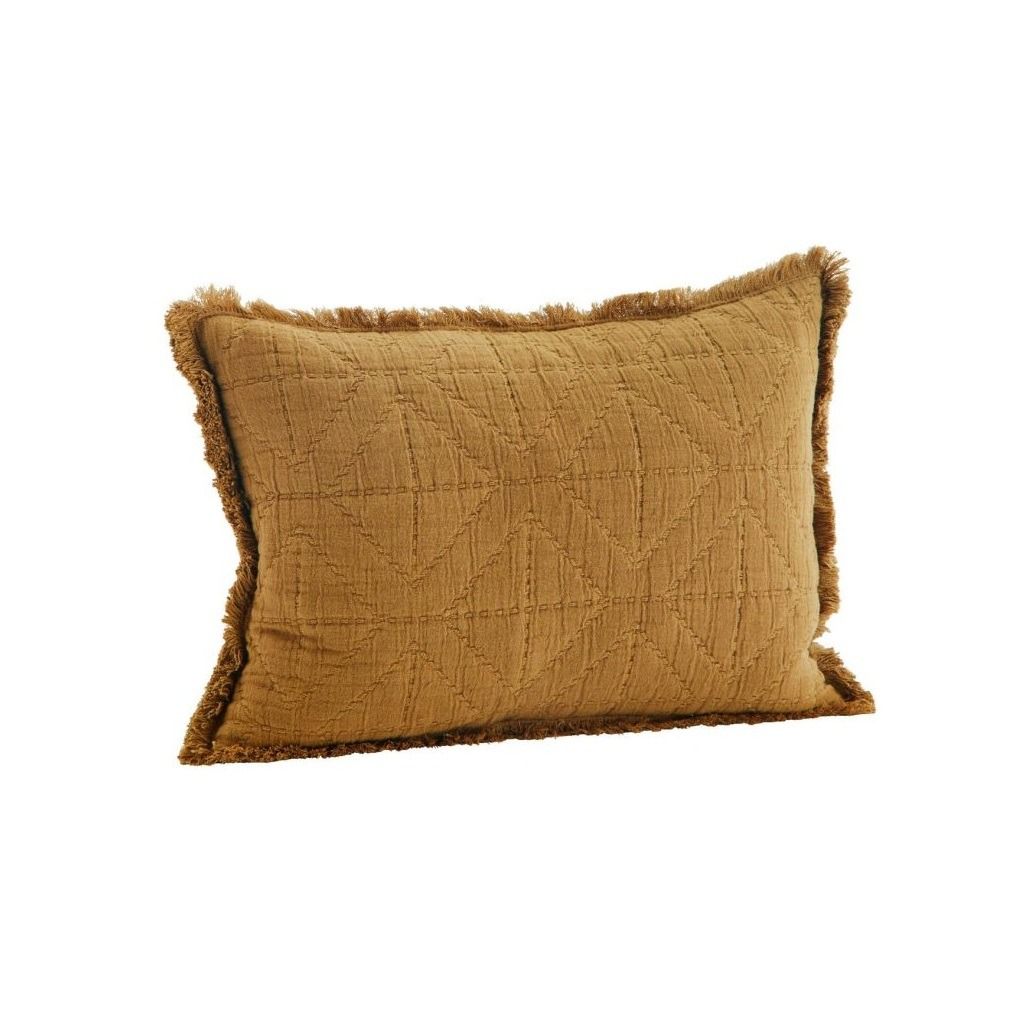 Quilted cushion cover incl. 30x50 down cushion filler