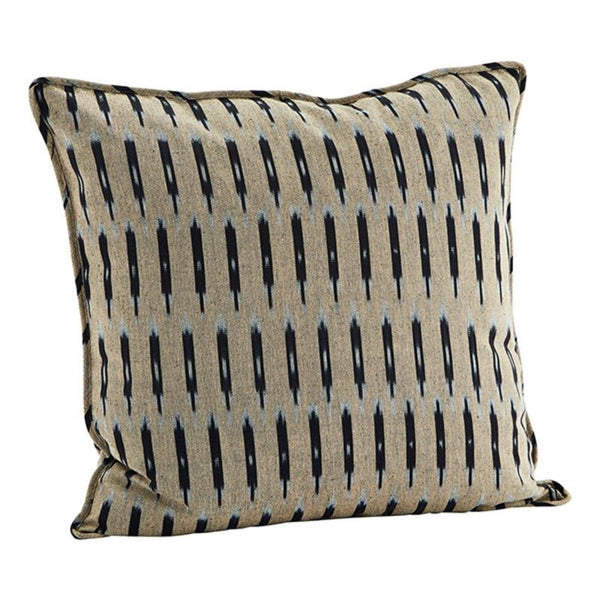 Ikat woven cushion cover incl. 50x50 down cushion filler