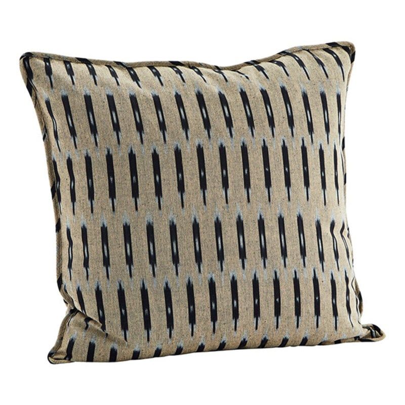 Ikat woven cushion cover incl. 50x50 down cushion filler