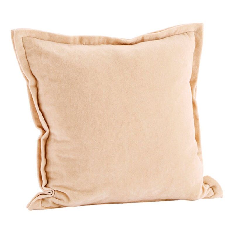 Velvet cushion cover incl. 50x50 down cushion filler