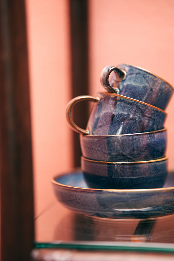Koffiekop Chef ceramics blauw