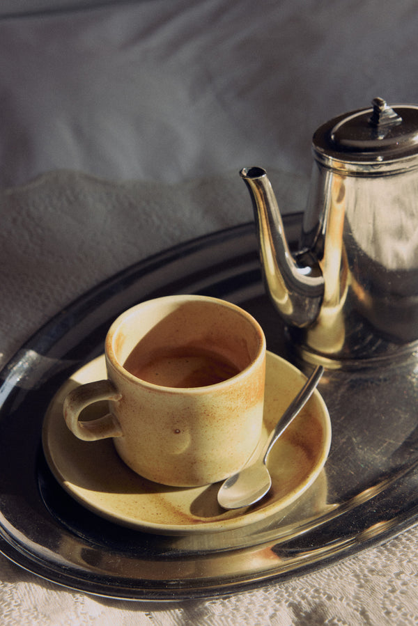 Schotel Chaf ceramics creme/bruin