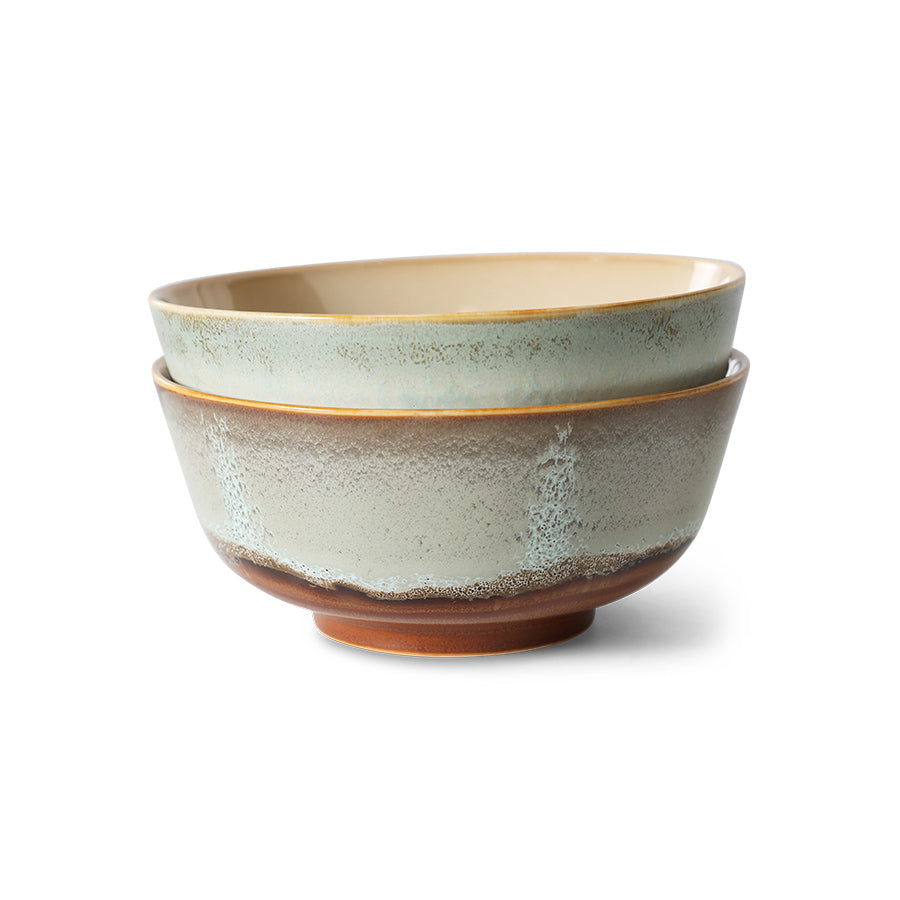 Ramenkom 70s ceramics verge bruin
