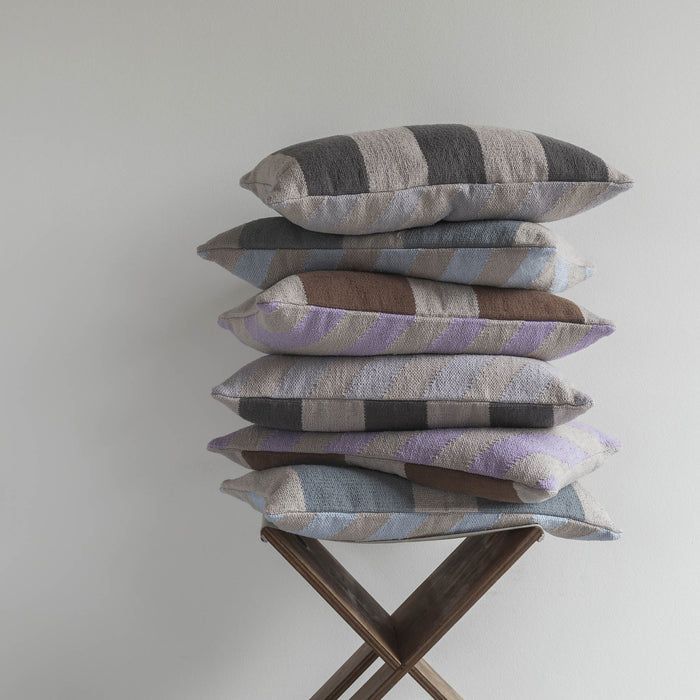 Across kilim cushion cover 40x60, light lilac + 40x60 down cushion filler