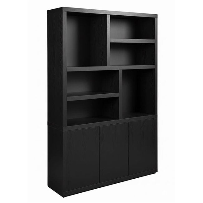 Boekenkast Tampere 160 cm dark chocolate