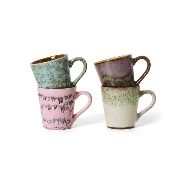 Espressomok 70s ceramics brutalism groen