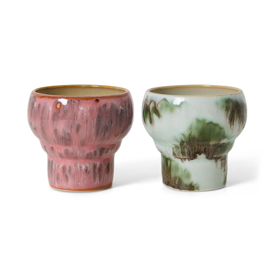 Lungomok 70s ceramics expression roze