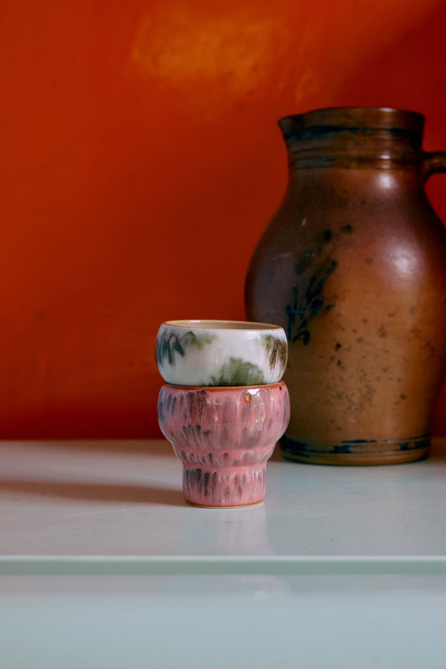 Lungomok 70s ceramics expression groen