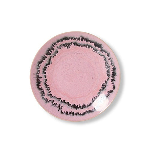 Schotel 70s ceramics doodle roze