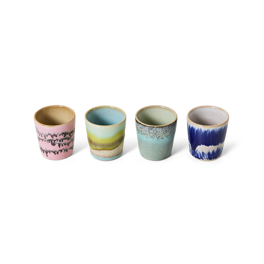 Eierdop 70s ceramics vibrance blauw