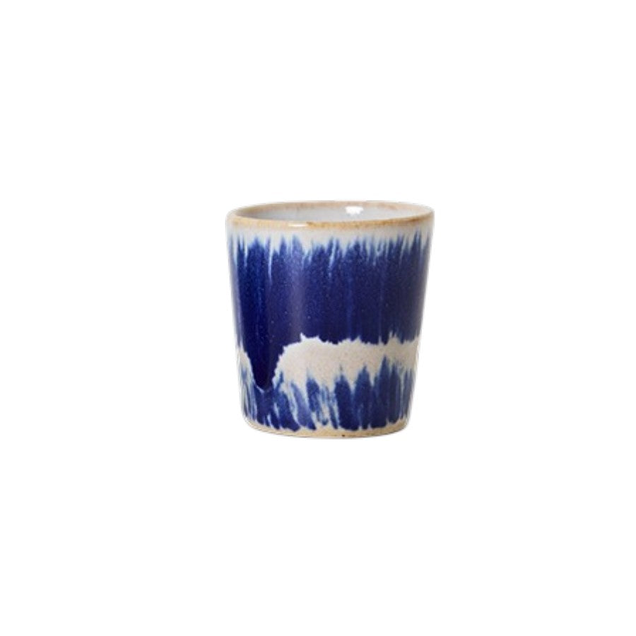 Eierdop 70s ceramics vibrance donkerblauw