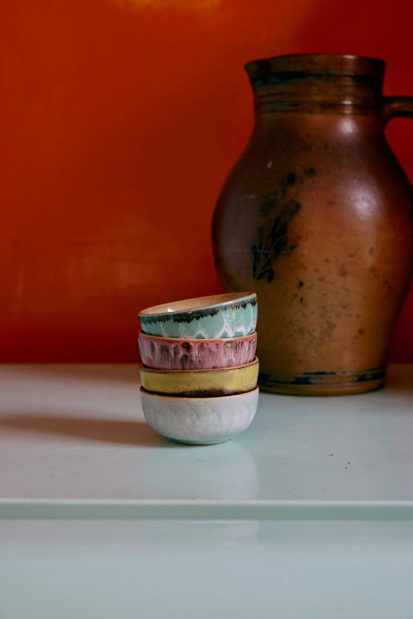 Kom 70s ceramics XS modernist groen