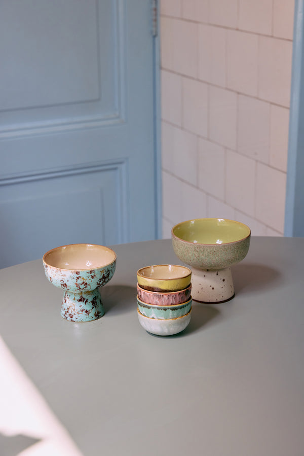 Kom 70s ceramics XS modernist groen