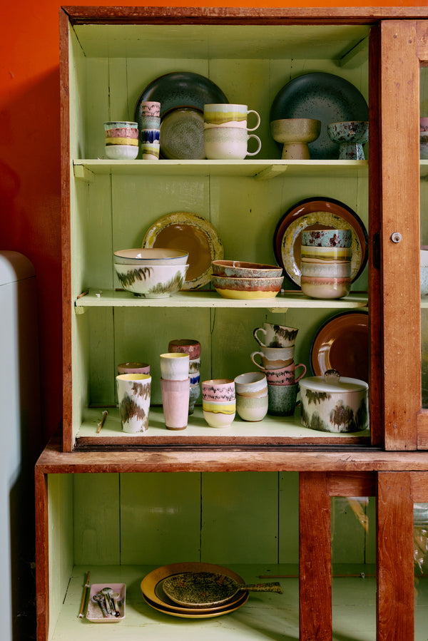 Kom 70s ceramics XS modernist groen