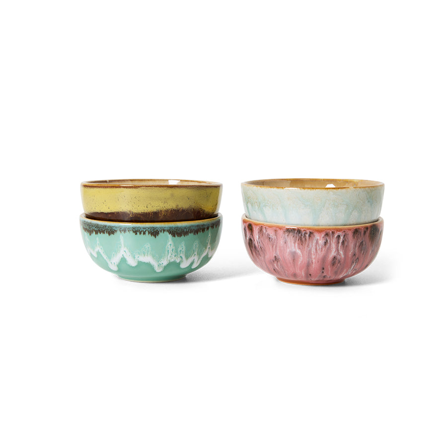 Kom 70s ceramics XS modernist groen