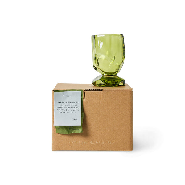 Glas Nienke Sikkema emerald