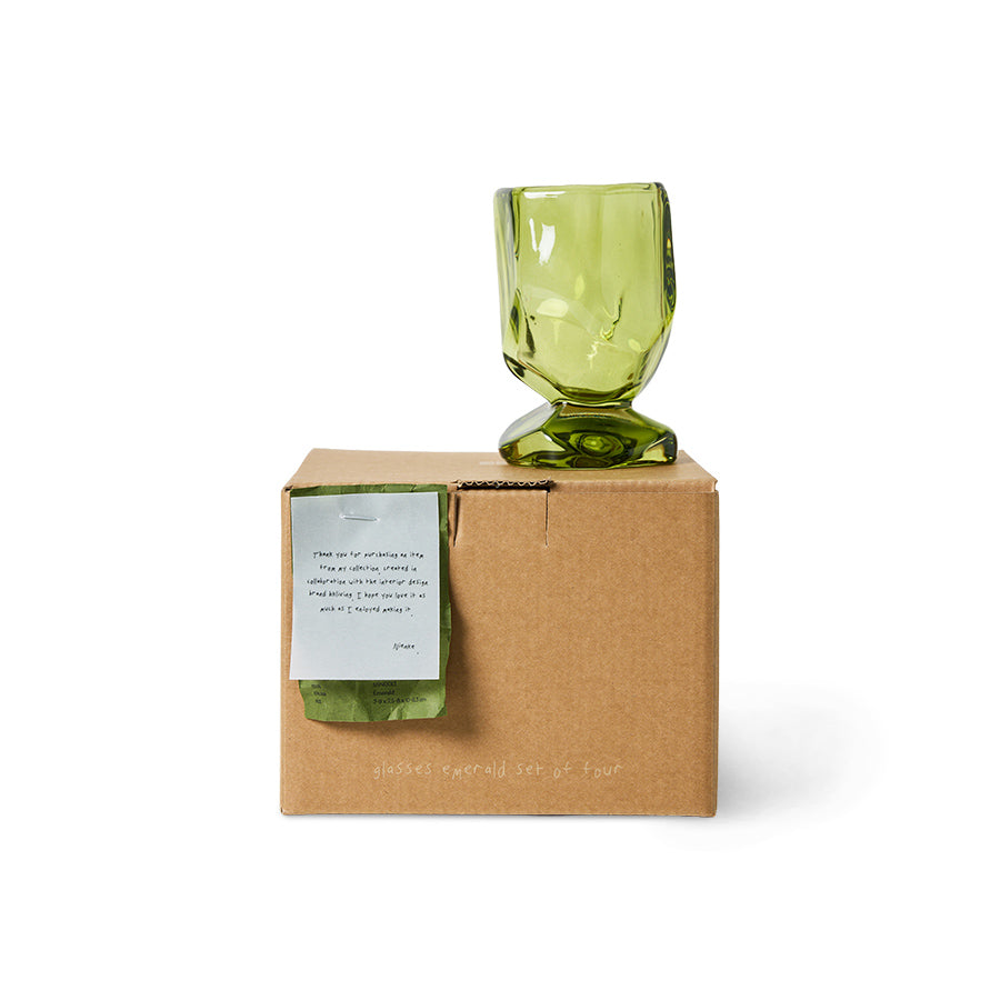 Glas Nienke Sikkema emerald